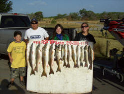 Calaveras Braunig Redfish Striper Catfish fishing guide downrigging trolling san antonio